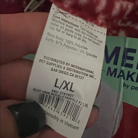 Pajamas Winter One Piece Fleece Snow Print Adult Pajamas❄️❄️ - Picture 6 of 8